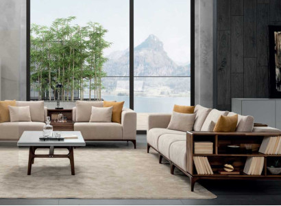 Luxury 4-piece living room set sofa 3+2+1 seater with coffee table modern design